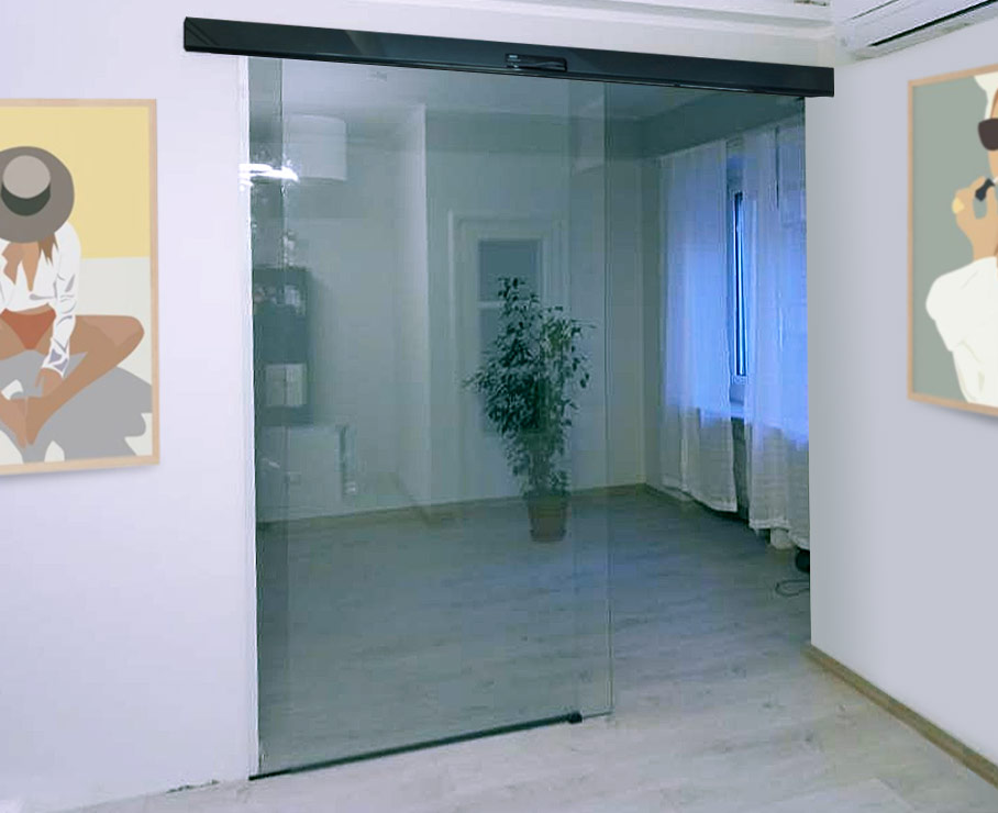 puertas automaticas de cristal para oficinas